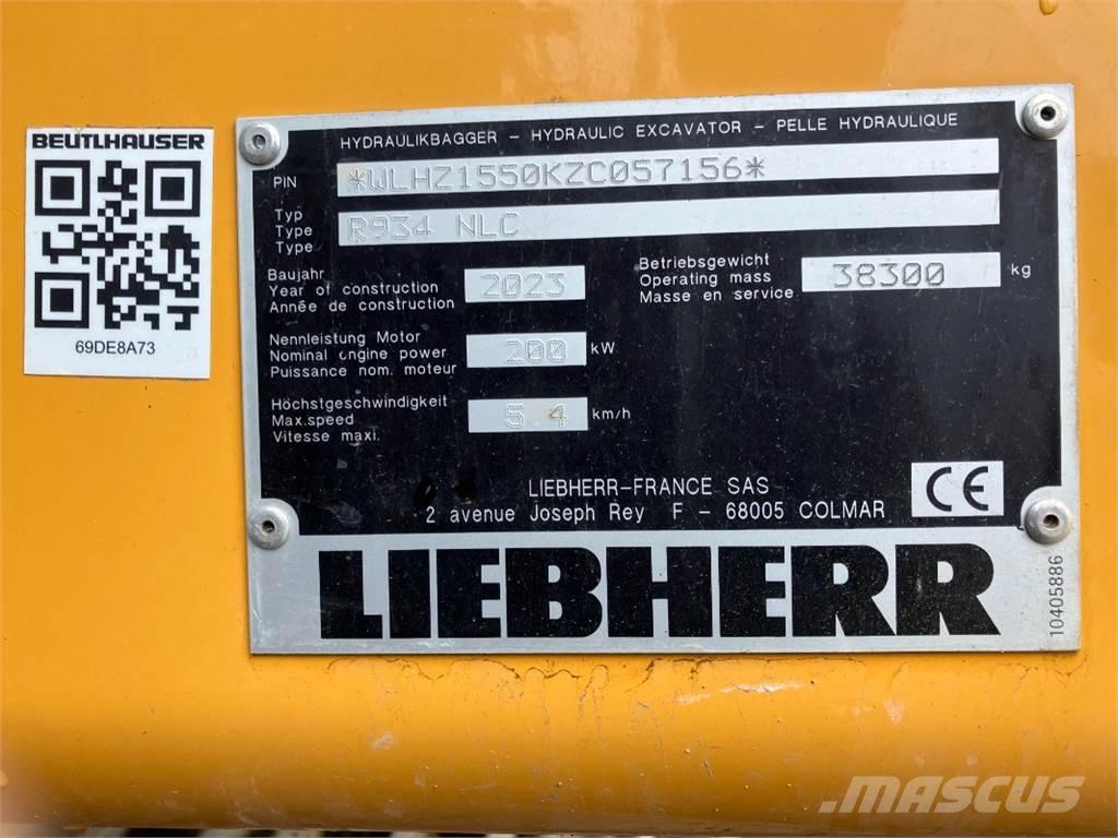 Liebherr R934 حفارات زحافة