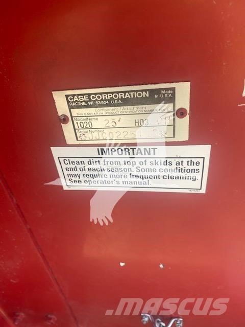 Case IH 1020 رؤوس الحصادات الدراسات