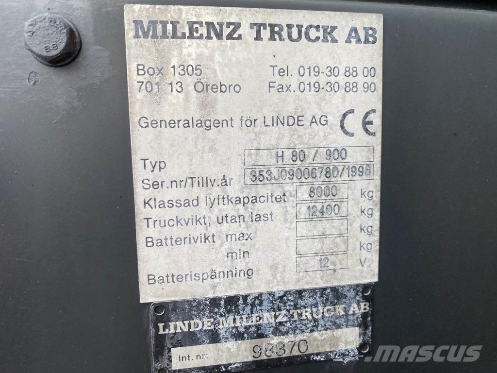 Linde H80D/900 شاحنات الديزل