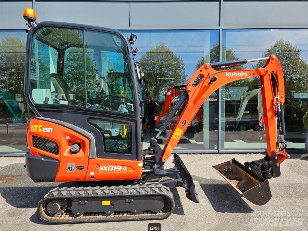 Kubota KX 019-4 حفارات صغيرة أقل من 7 طن (حفارات صغيرة)