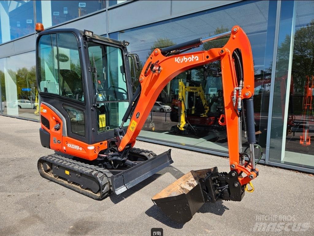 Kubota KX 019-4 حفارات صغيرة أقل من 7 طن (حفارات صغيرة)