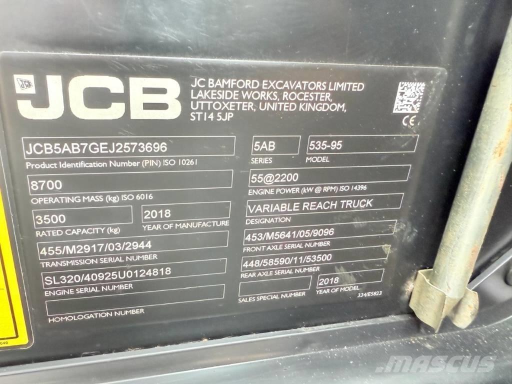 JCB 535-95 مناولات متداخلة