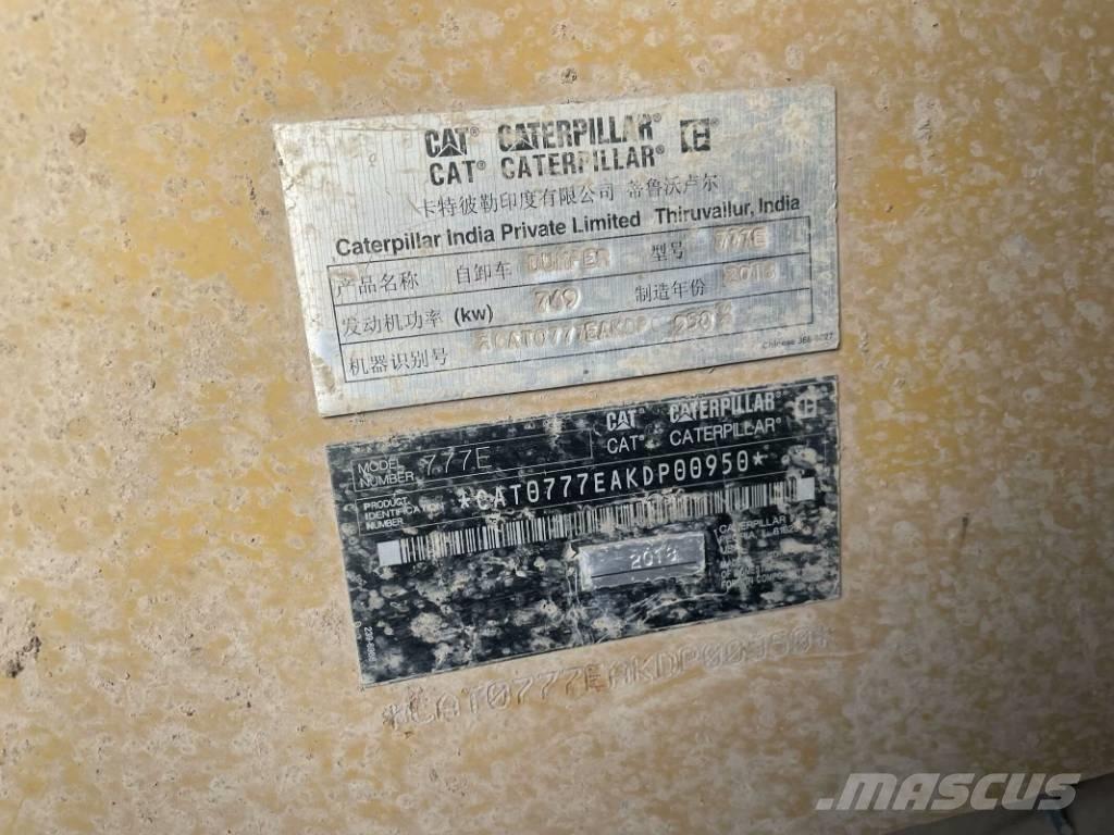 CAT 777e تفريغ المقطورات