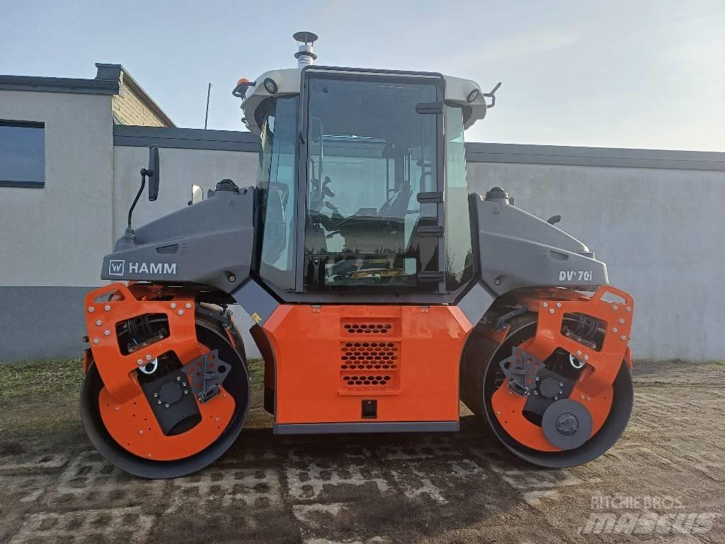 Hamm DV+ 70i VV-S مداحل ثنائية الاسطوانة