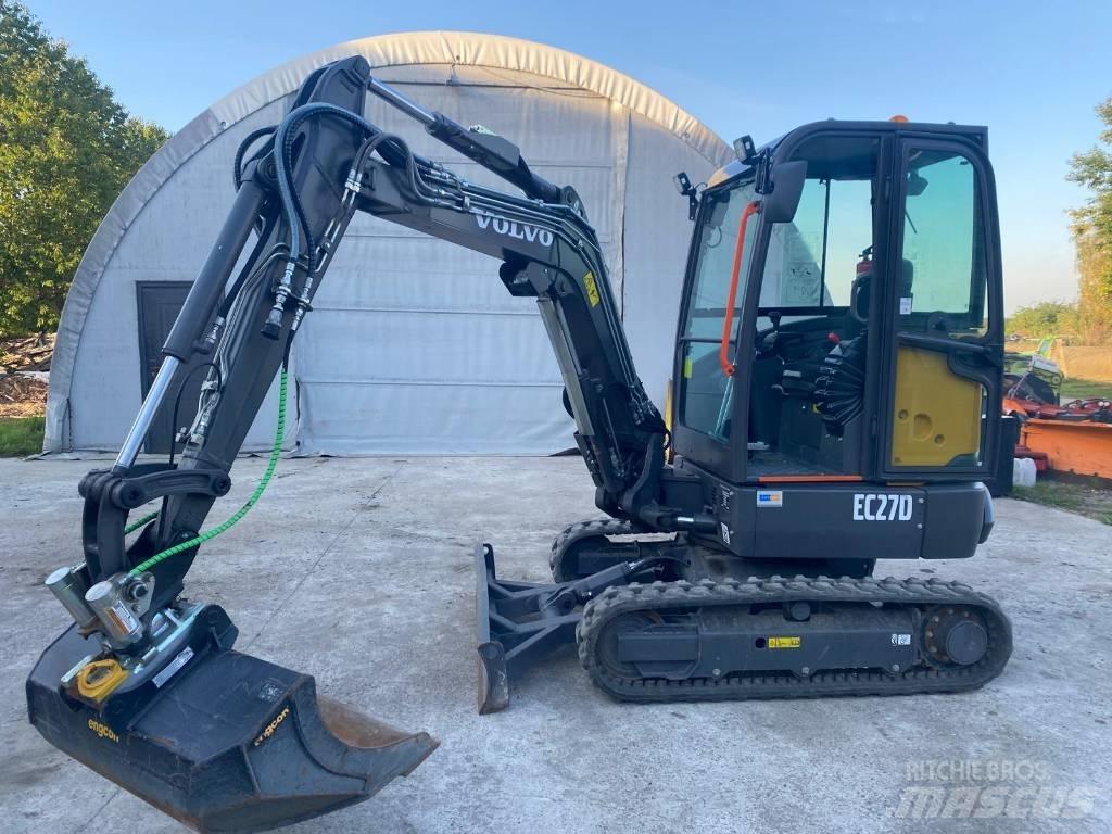 Volvo EC 27 D حفارات صغيرة أقل من 7 طن (حفارات صغيرة)