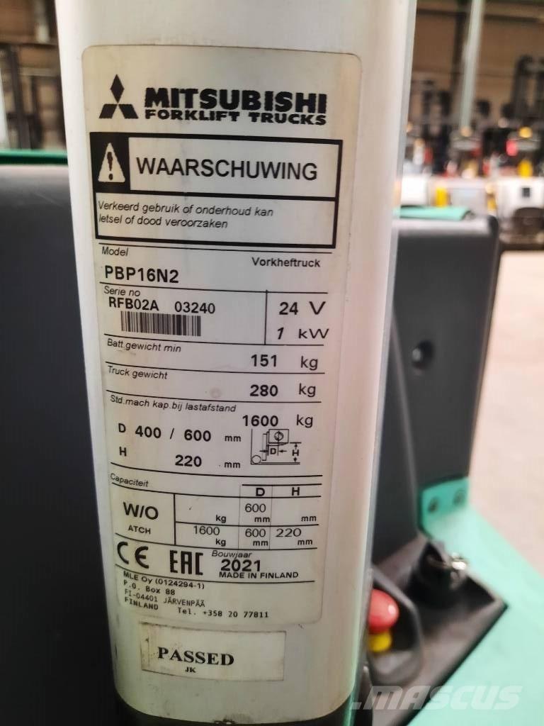 Mitsubishi PBP16N2 معدات الرفع منخفض المستوى