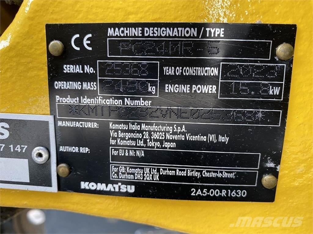 Komatsu PC24MR-5 حفارات بعجل