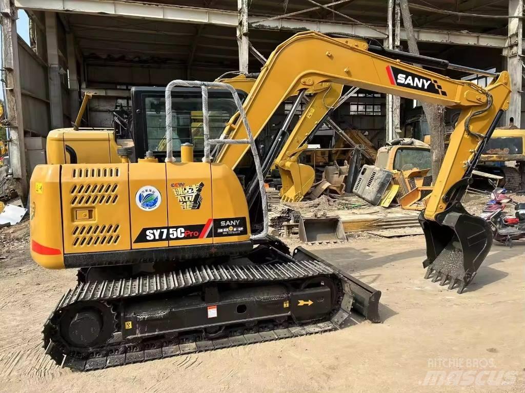 Sany SY 75 C pro حفارات زحافة