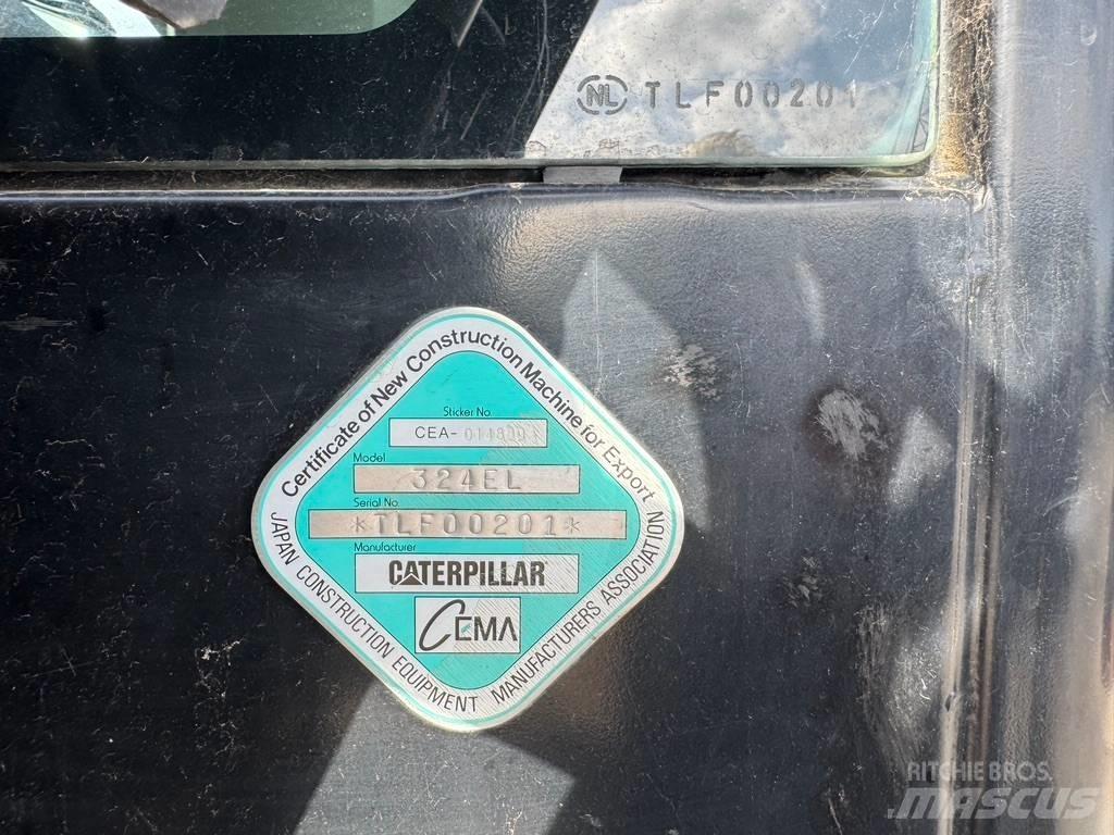 CAT 324 EL حفارات زحافة