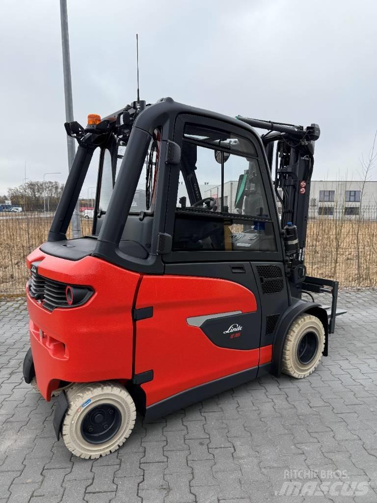 Linde E35HL/1252-01 شاحنات ذات رافعات شوكية تعمل بالكهرباء