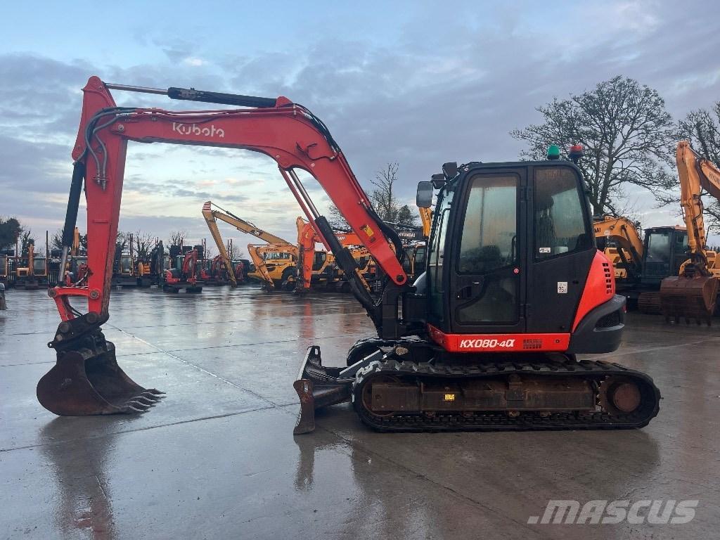 Kubota KX 080-4 حفارات وسط 7 طن - 12 طن