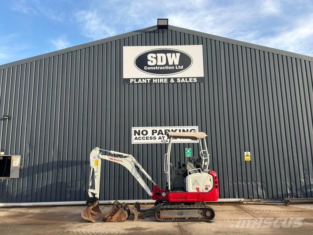Takeuchi TB 216 حفارات صغيرة أقل من 7 طن (حفارات صغيرة)
