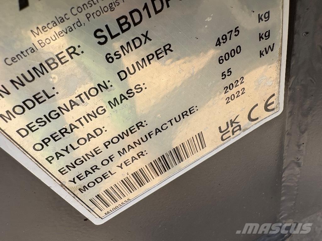 Mecalac 6 SMDX عربات نقل قلابة للمواقع