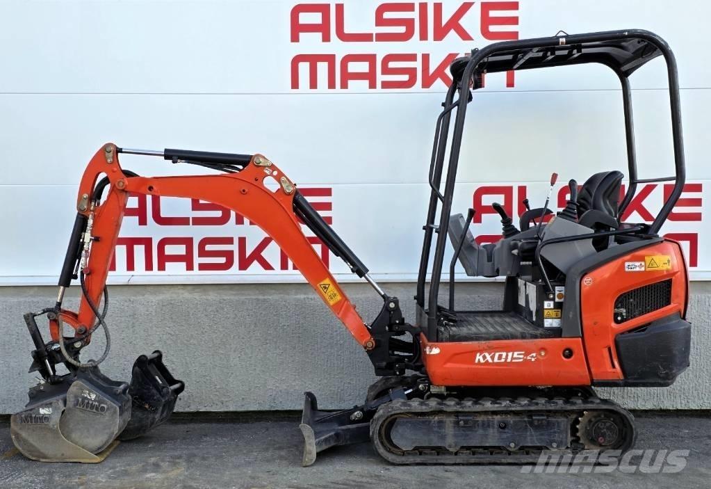 Kubota KX 015-4 حفارات صغيرة أقل من 7 طن (حفارات صغيرة)