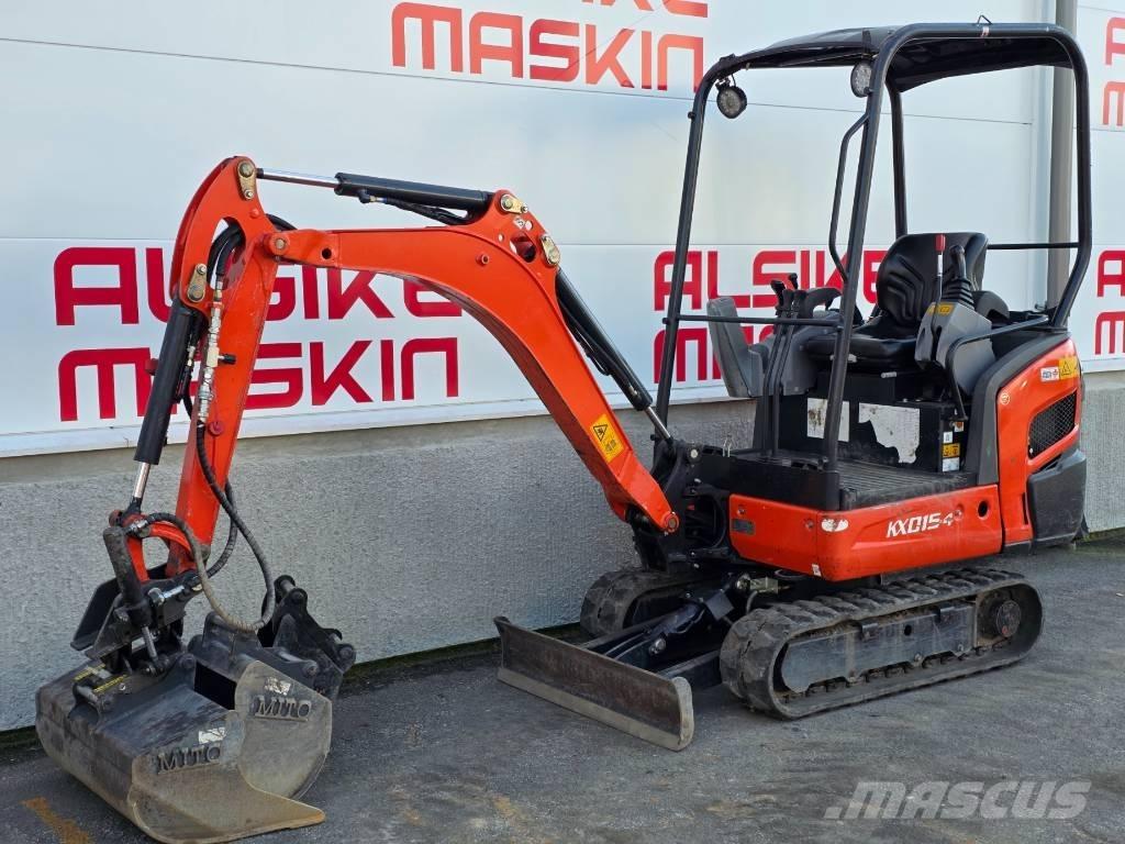 Kubota KX 015-4 حفارات صغيرة أقل من 7 طن (حفارات صغيرة)