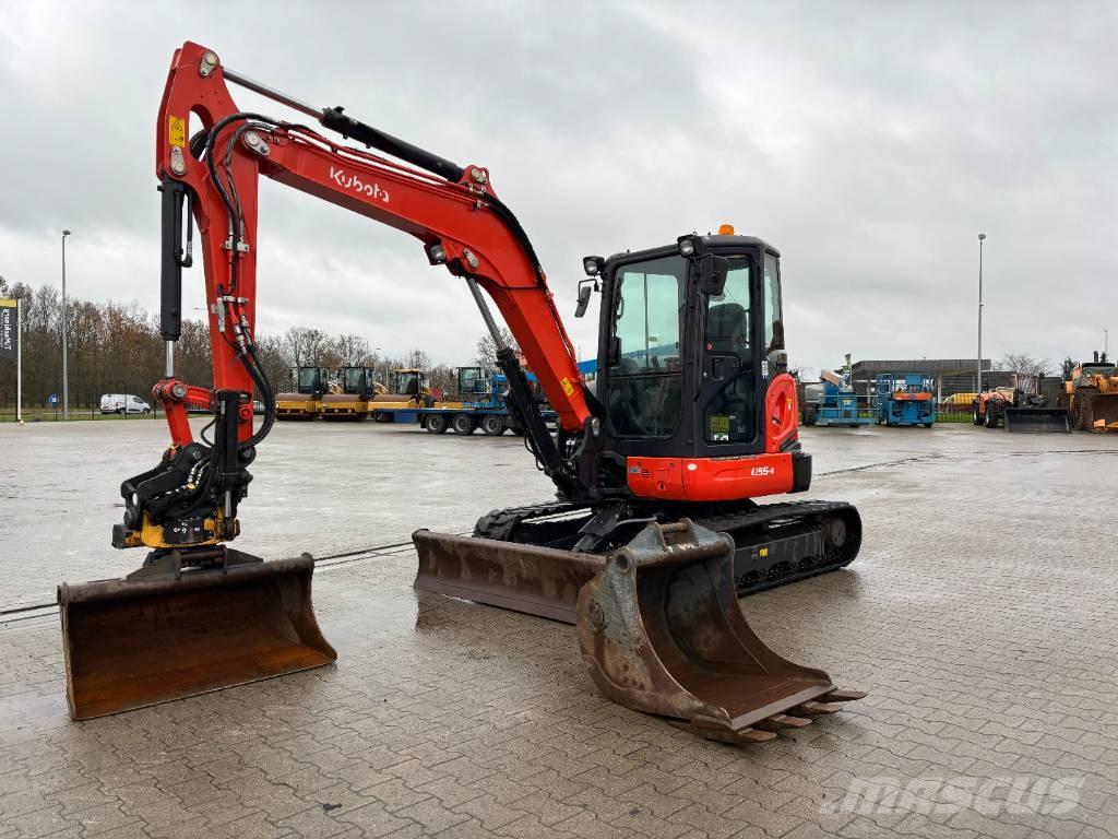 Kubota U55-4 حفارات صغيرة أقل من 7 طن (حفارات صغيرة)