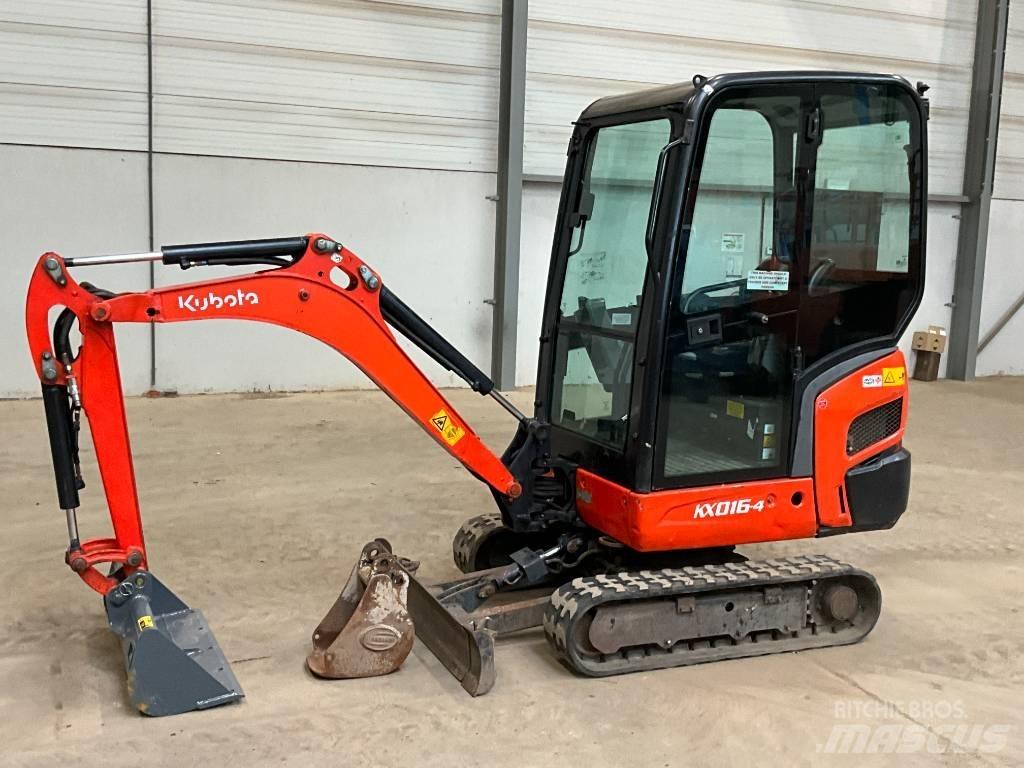Kubota KX 016-4 حفارات صغيرة أقل من 7 طن (حفارات صغيرة)