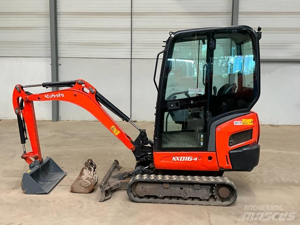 Kubota KX 016-4 حفارات صغيرة أقل من 7 طن (حفارات صغيرة)