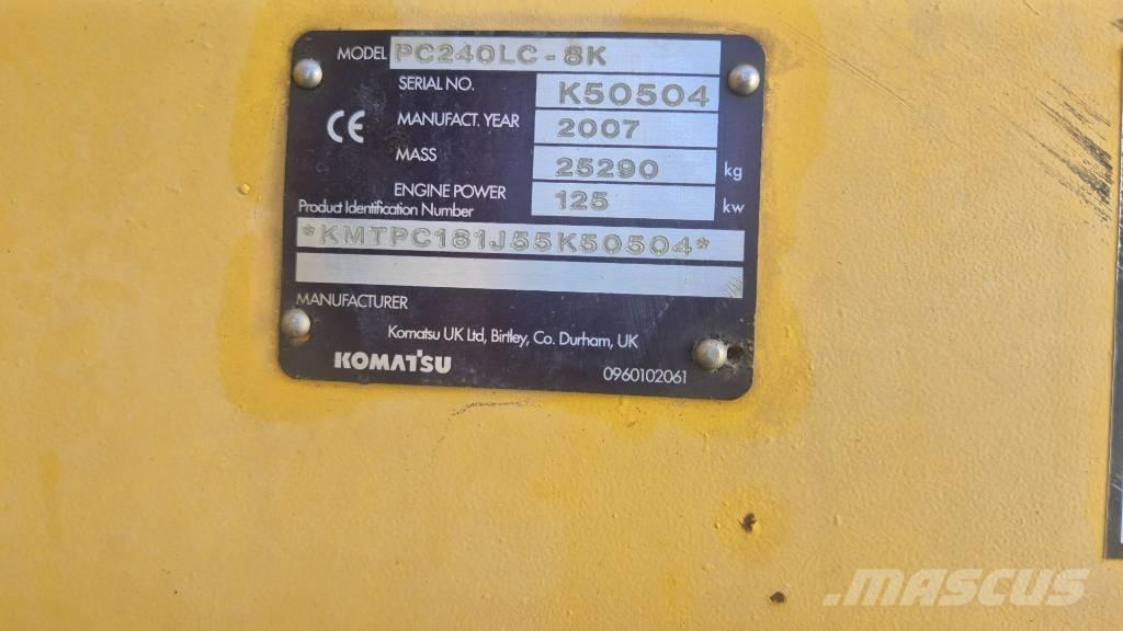 Komatsu PC240LC-8K حفارات زحافة
