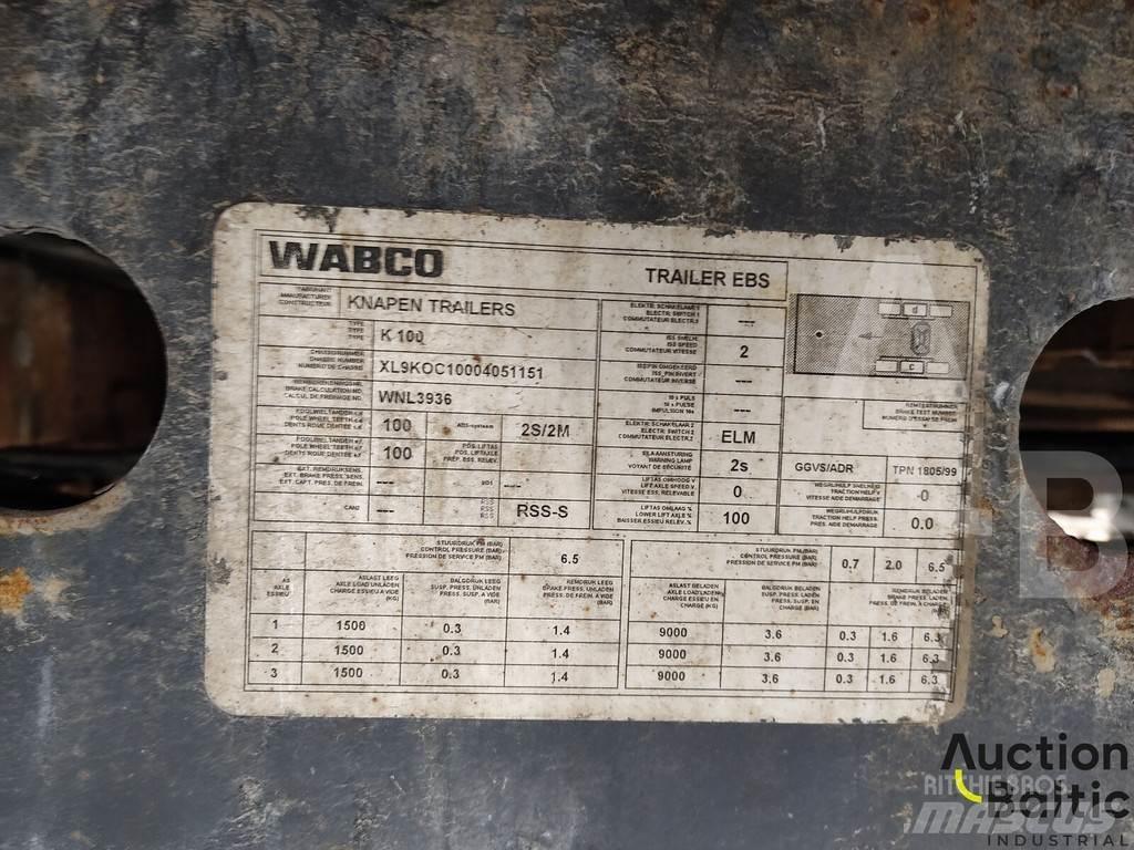 Knapen K 100 نصف مقطورات بباب جانبي