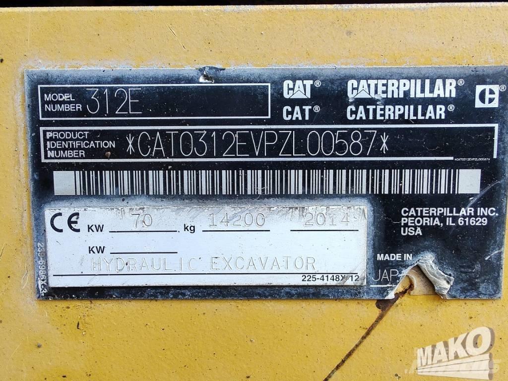 CAT 312 E حفارات زحافة