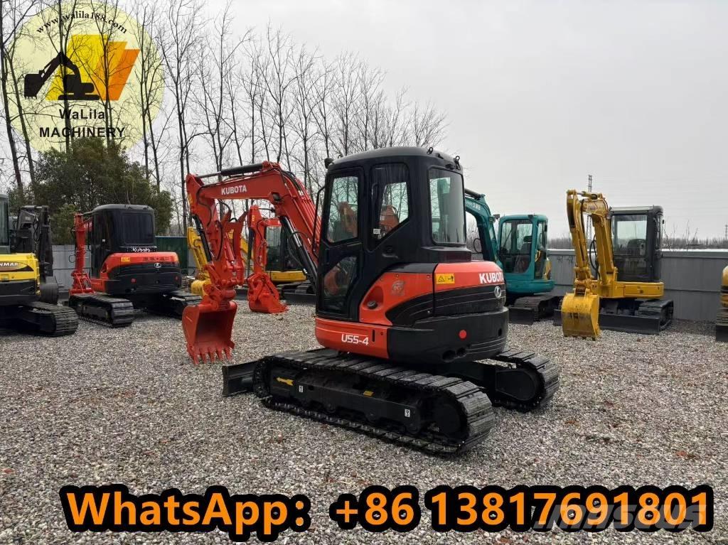 Kubota U 55-4 حفارات صغيرة أقل من 7 طن (حفارات صغيرة)
