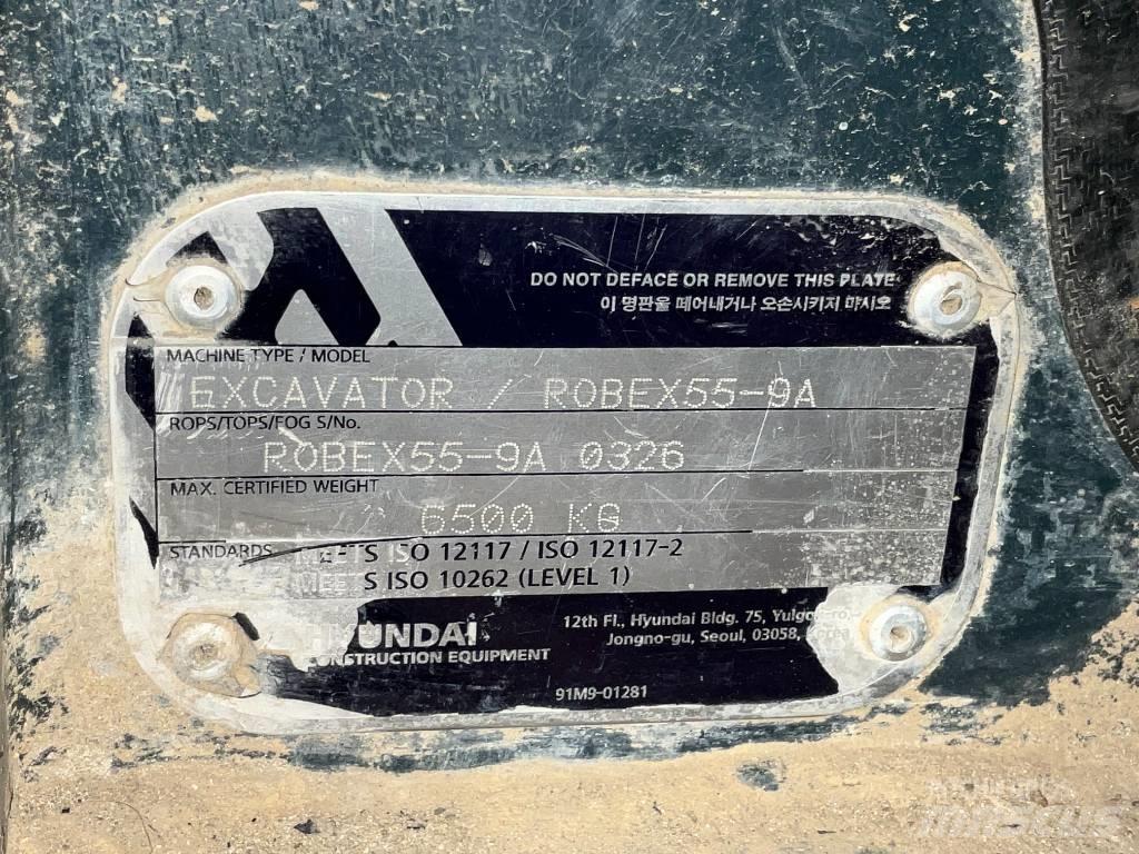Hyundai Robex 55-9 A كابينة والداخلية
