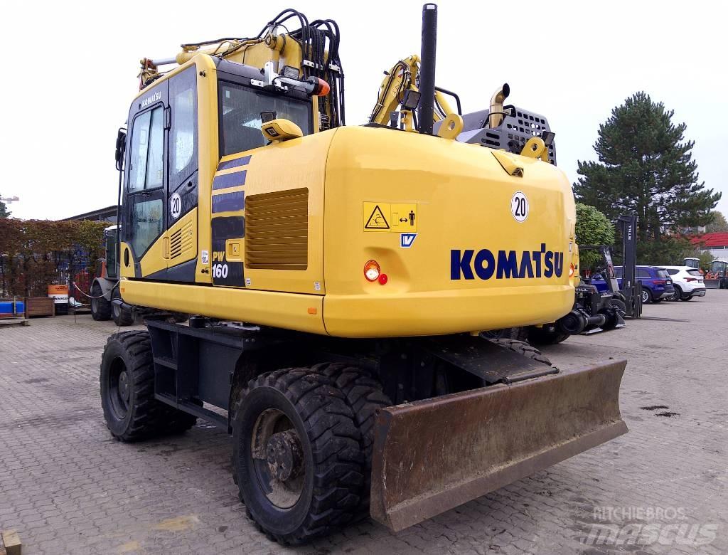Komatsu PW160-11 حفارات بعجل