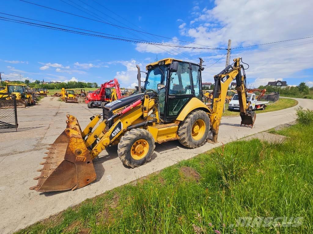 CAT 428 E لوادر ذات جرافات عكسية