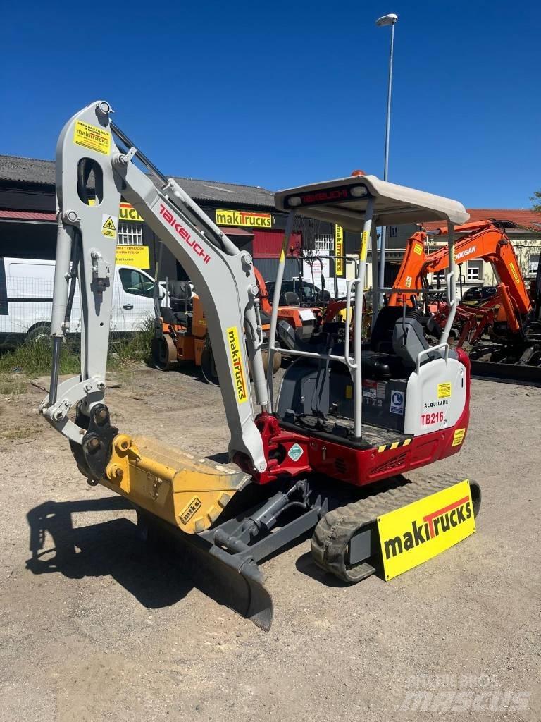 Takeuchi TB216 حفارات صغيرة أقل من 7 طن (حفارات صغيرة)