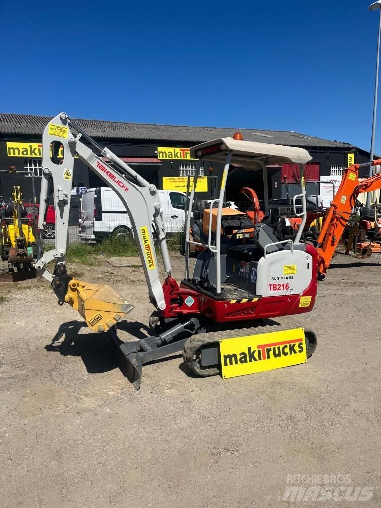 Takeuchi TB216 حفارات صغيرة أقل من 7 طن (حفارات صغيرة)