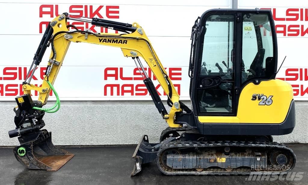 Yanmar SV 26 حفارات صغيرة أقل من 7 طن (حفارات صغيرة)