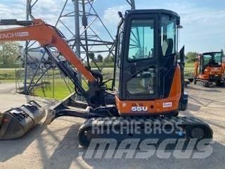 Hitachi ZX55U حفارات صغيرة أقل من 7 طن (حفارات صغيرة)