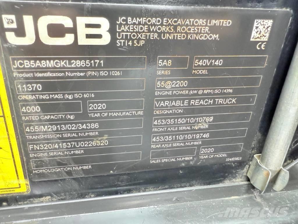 JCB 540-140 مناولات متداخلة