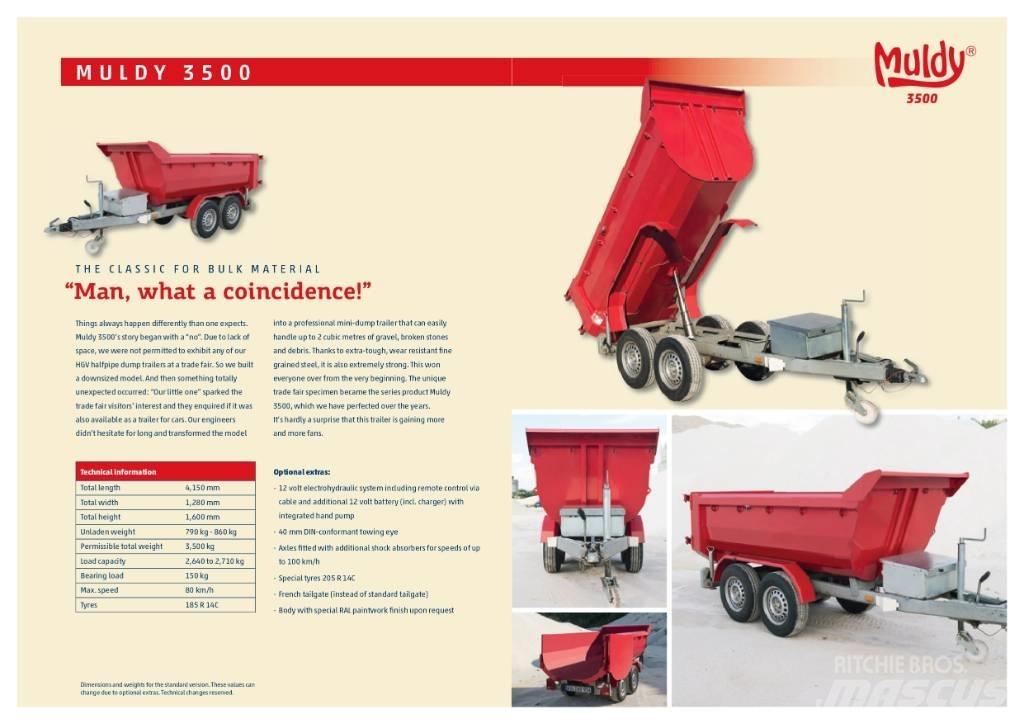  Muldy 3500 مقطورات قلابة