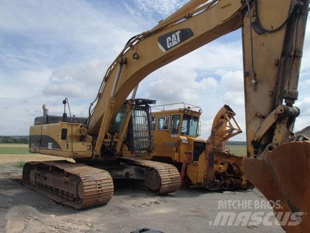 CAT 345 C L حفارات زحافة