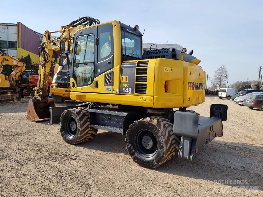 Komatsu PW 148-8 حفارات بعجل