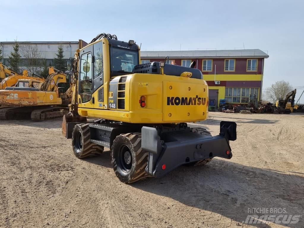 Komatsu PW 148-8 حفارات بعجل
