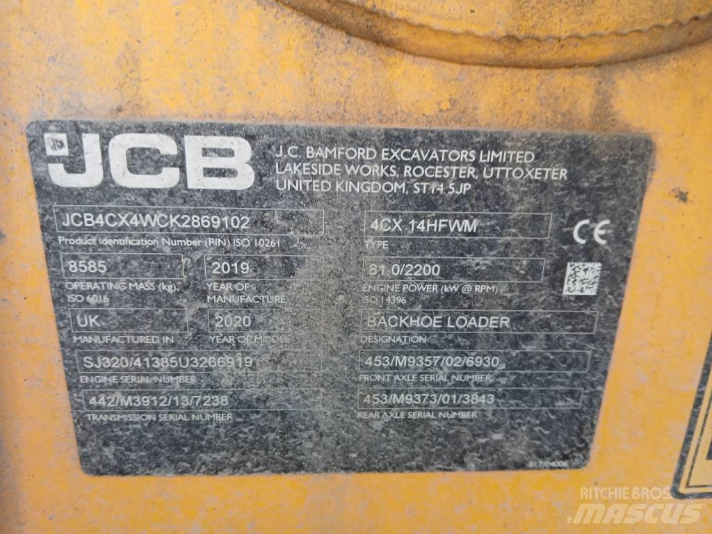 JCB 4 CX لوادر ذات جرافات عكسية