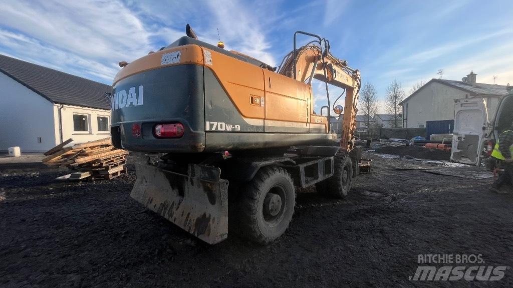 Hyundai Robex 170w-9 حفارات بعجل