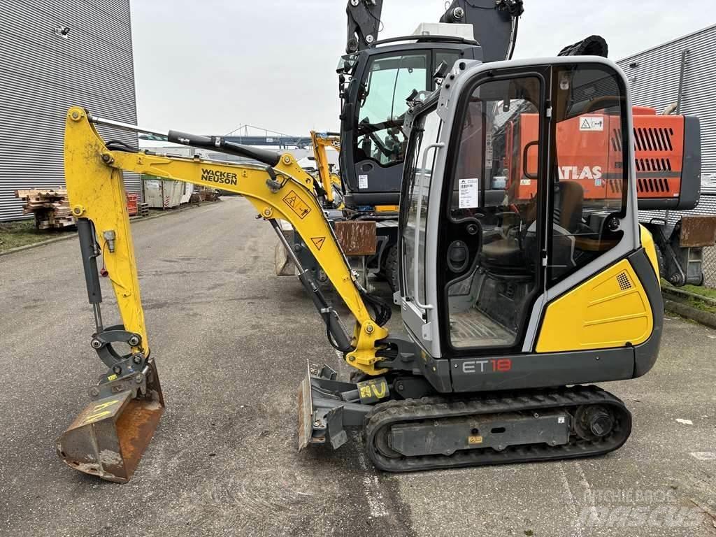 Wacker Neusen ET18 حفارات صغيرة أقل من 7 طن (حفارات صغيرة)