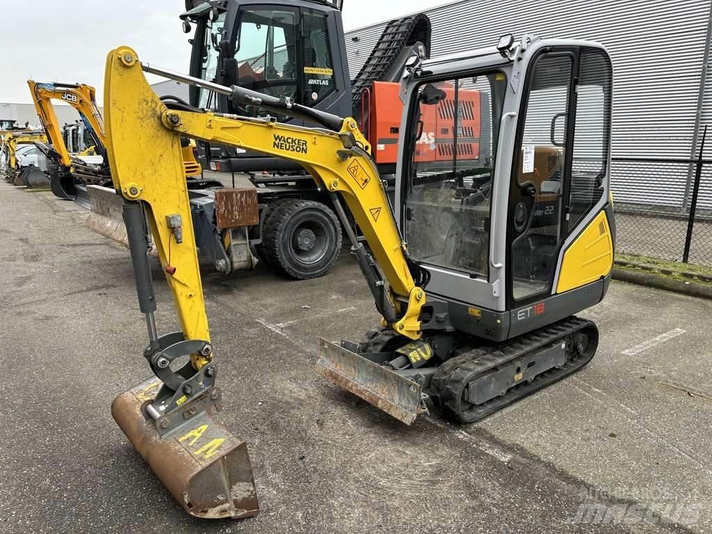 Wacker Neusen ET18 حفارات صغيرة أقل من 7 طن (حفارات صغيرة)