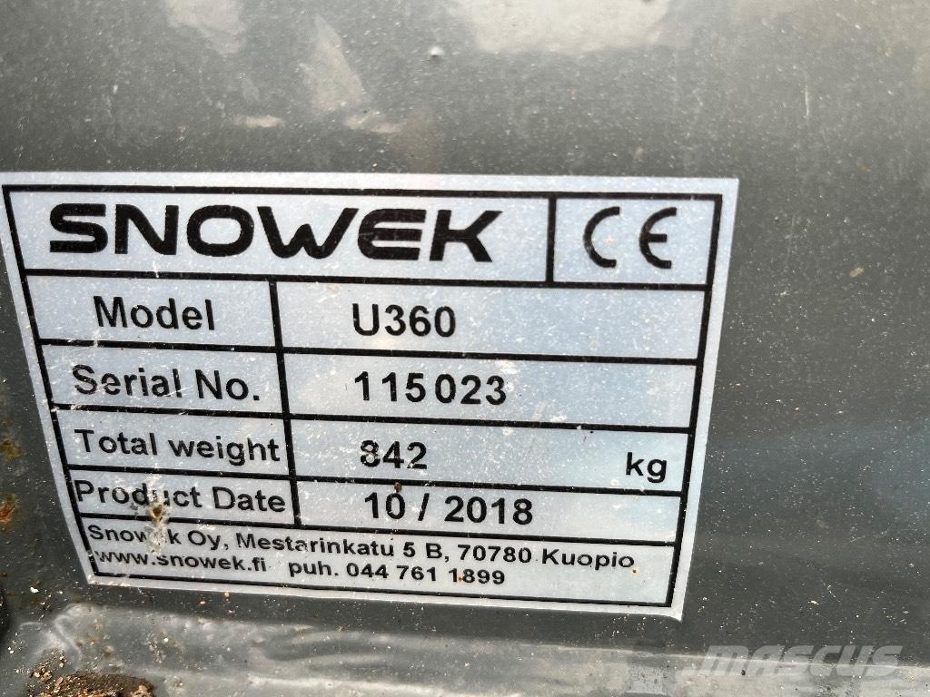 Snowek U360 حراثات ونصول الجليد