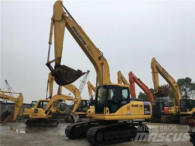 Komatsu pc200-7 حفارات زحافة
