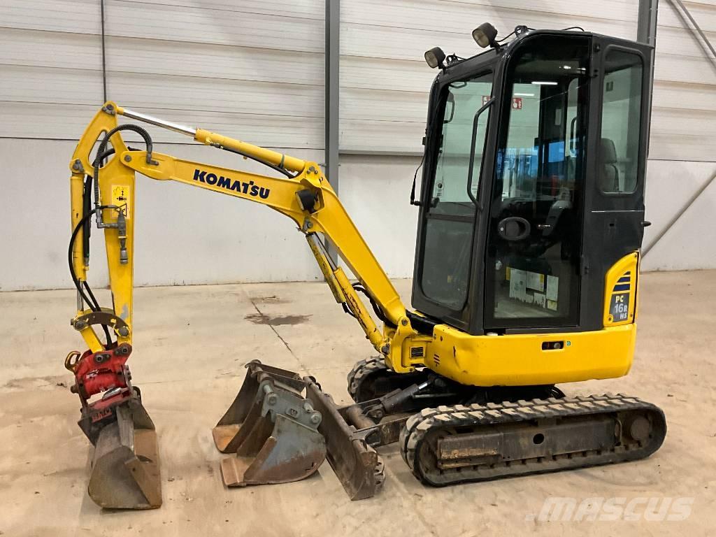 Komatsu PC 16 R-3 حفارات صغيرة أقل من 7 طن (حفارات صغيرة)