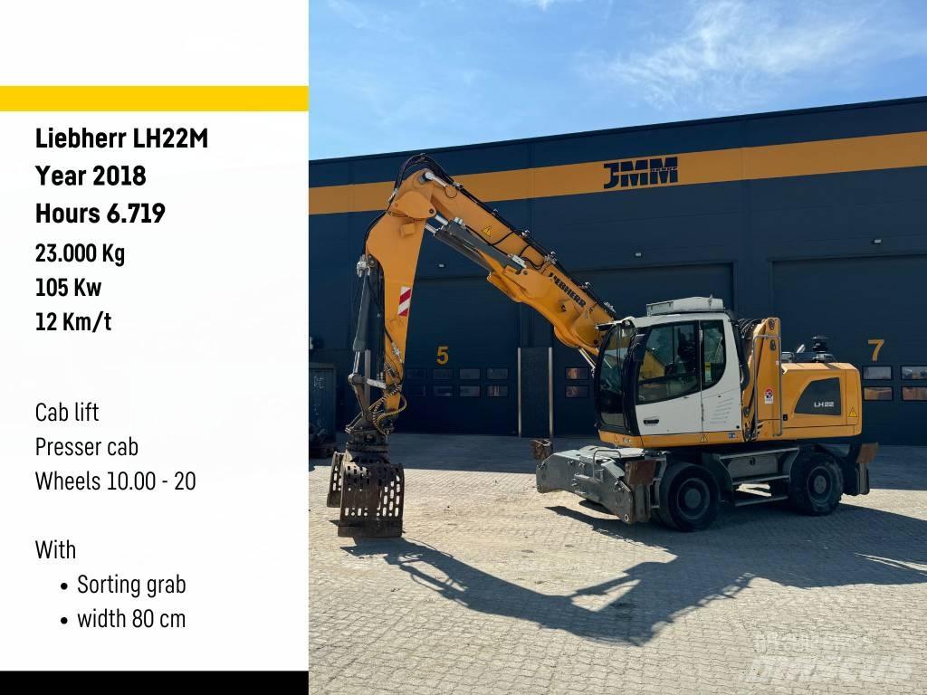Liebherr LH 22 M مناولات المخلفات / مناولات صناعية