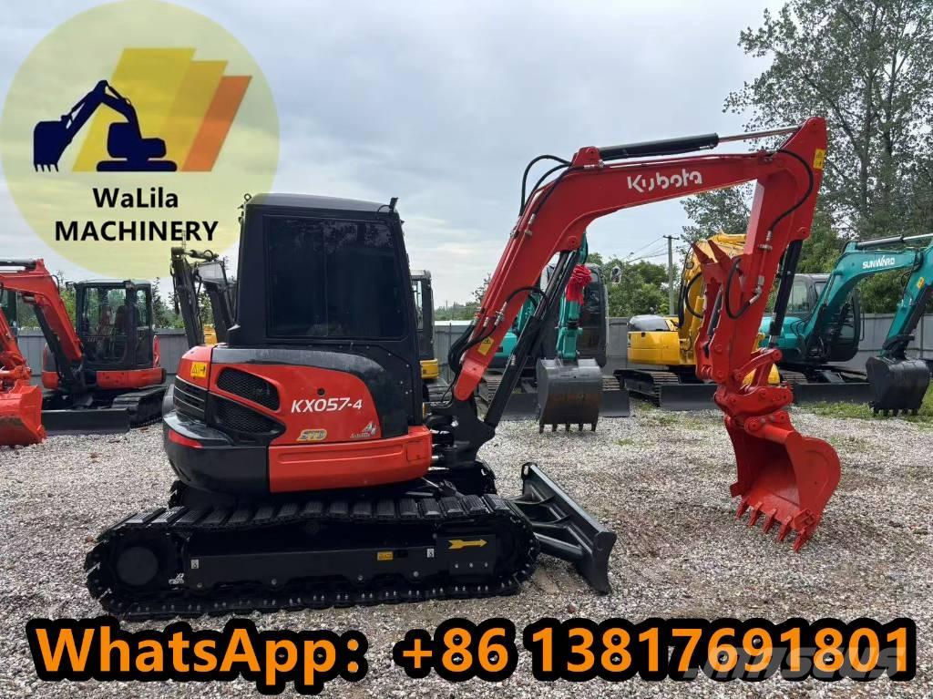 Kubota KX 057-4 حفارات صغيرة أقل من 7 طن (حفارات صغيرة)
