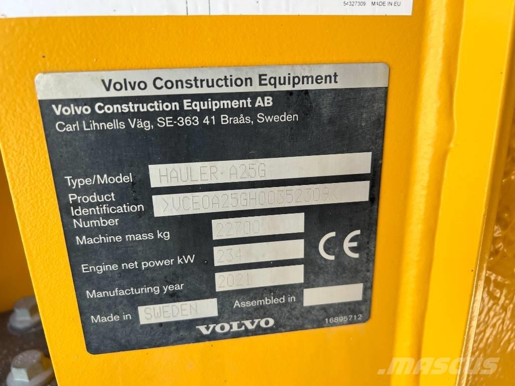 Volvo A25G ساحبات مفصلية