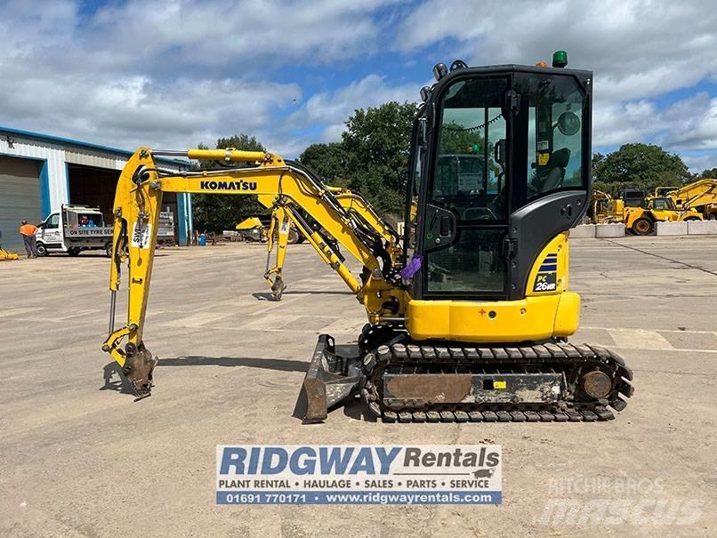 Komatsu PC 26 MR حفارات صغيرة أقل من 7 طن (حفارات صغيرة)