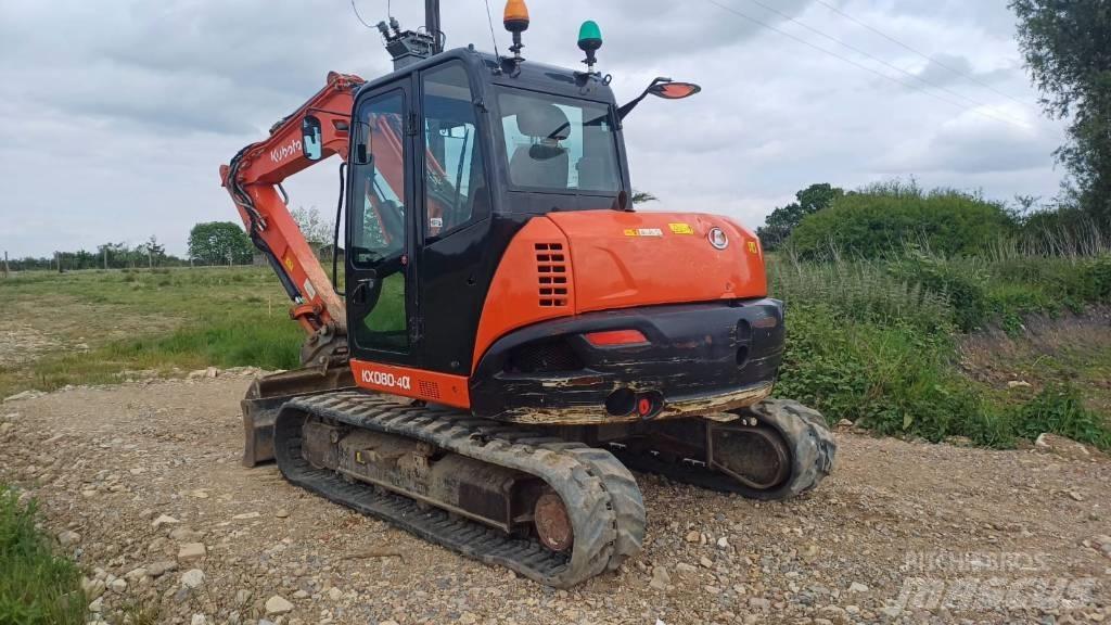 Kubota KX 080-4 حفارات وسط 7 طن - 12 طن